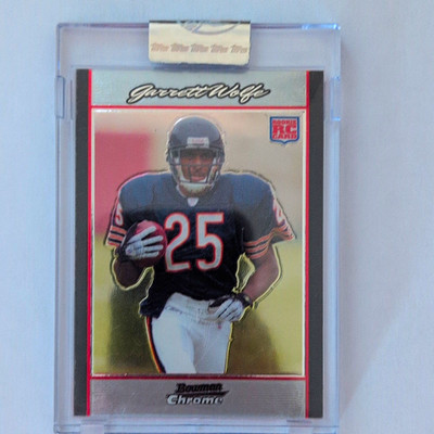 Topps 2007 Bowman Chrome Garrett Wolfe Rookie Chicago Bears BC74 /1079