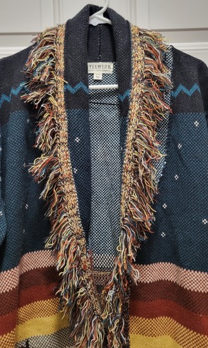 Idyllwind Pony Indianer Motiv Fransen Gobelin Jacke selten Gr. XL/TG - Bild 4 von 7