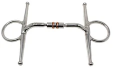 Horse Full Cheek Comfort Snaffle Bit Copper Rollers 35622