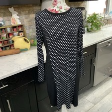 MICHAEL Michael Kors Dress Polka Dot Sheath Jersey Knit Women’s Medium Stretch