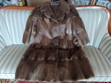 Damen Pelzmantel Gr.XXL? echt Pelz Bisam TOP!