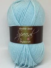 Lot Of 6 Skeins Color # 1034  Stylecraft Special DK Yarn. Preowned READ