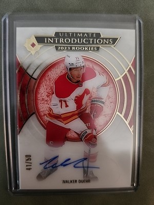 2023-24 Ultimate Collection Walker Duehr Ultimate Introductions RC AUTO 41/50