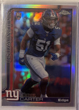 * 2024 Topps Chrome Abdul Carter RC Refractor #350 New York Giants Rookie