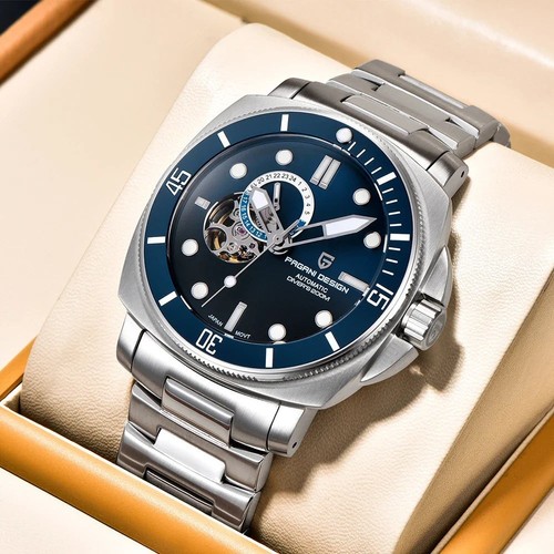 Pagani Design PD-1736 Seiko NH39 Sapphire Automatic Stainless Steel Wristwatch - Picture 2 of 7