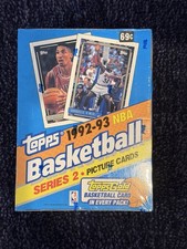 Topps 1992-93 NBA Basketball Series 2 Sealed Box Gold Card Shaquille O'Neal  RC