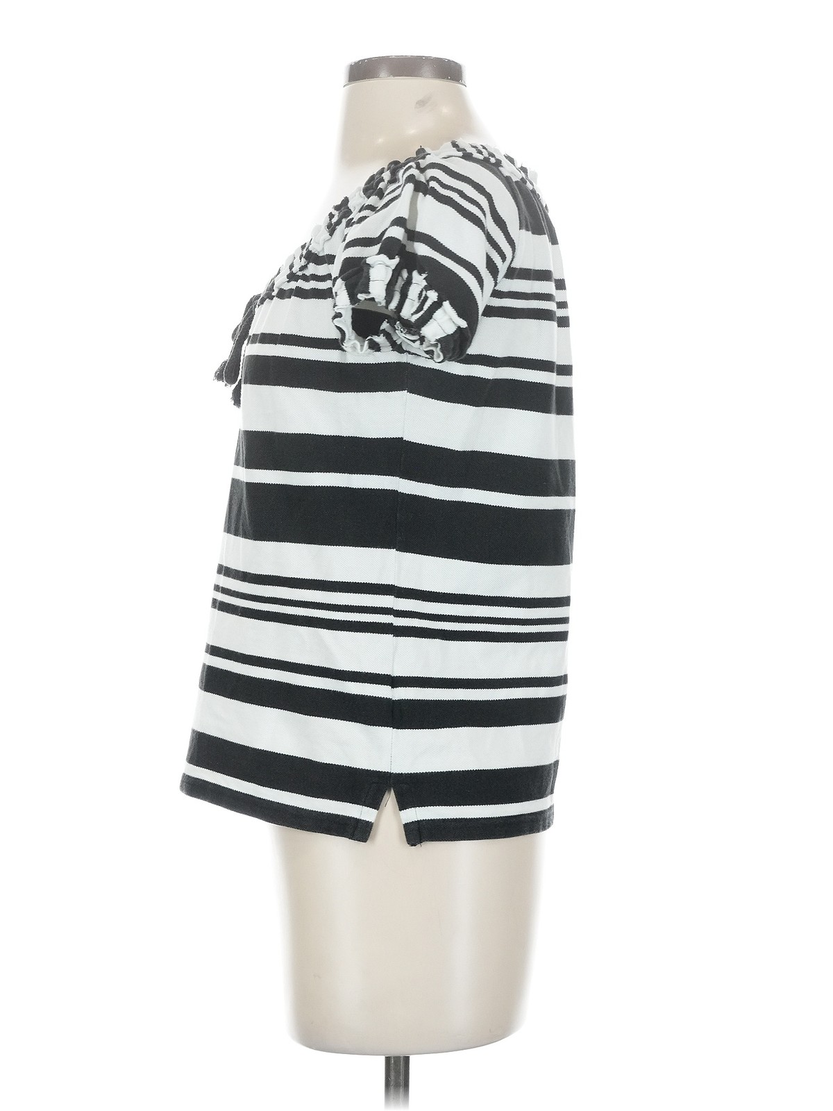 MICHAEL Michael Kors Women Black Short Sleeve Top S thumbnail 4