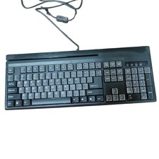 Wasp 633808471286 WKB-1155 POS Keyboard With Magstripe Reader USB