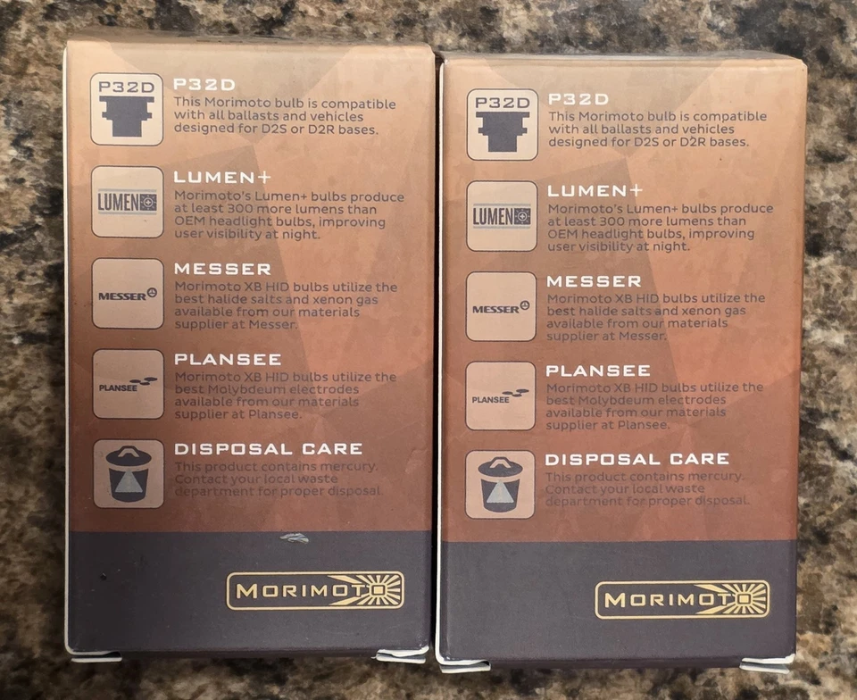 MORIMOTO XB35 HID BULBS REPLACEMENT D3S 5000K (one pair) - Image 2 of 4