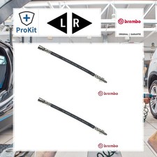 2x ORIGINAL® Brembo Bremsschlauch Hinten, Links, Rechts für Opel ASTRA F CC