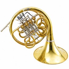 Yamaha YHR-871DU F/Bb Professional French Horn in Unlacquered Brass SN 010683