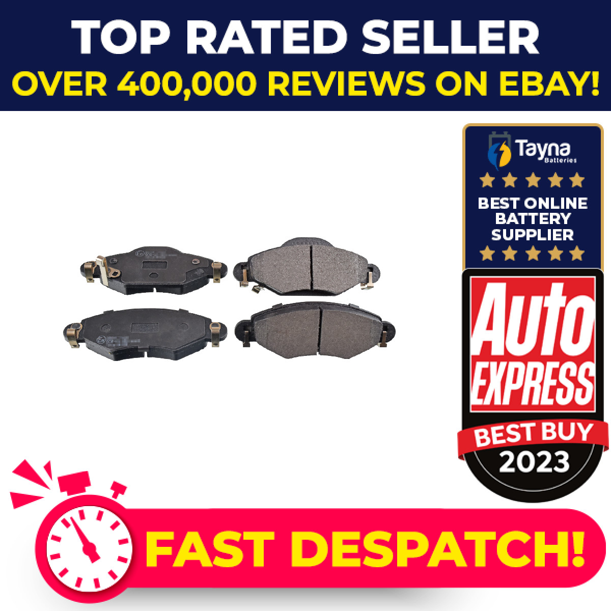 Brake Pads Set fits TOYOTA YARIS SCP1 1.3 Front 02 to 05 2SZ-FE 04465YZZCR Febi