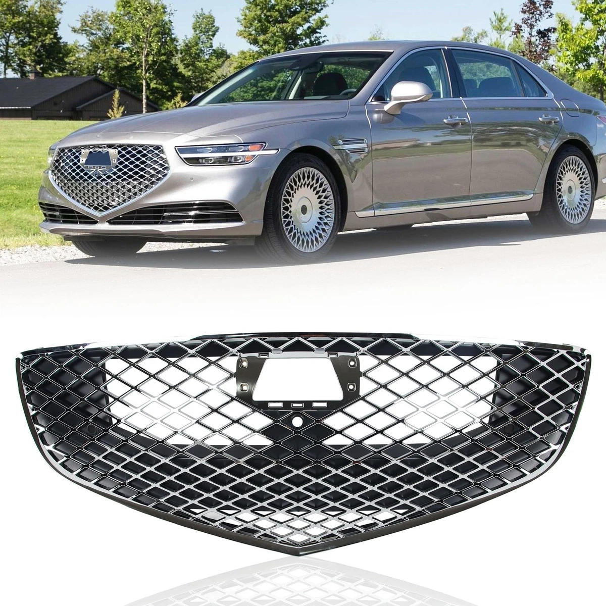 GENUINE Air Active Shutter Flap Duct for 2015-2017 Genesis G80 3.8L 86