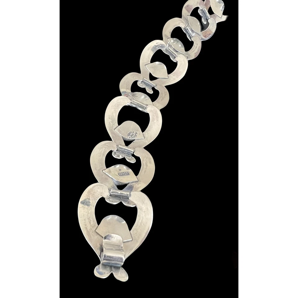 "Cinturón retro vintage R. Rivera Taxco México plata esterlina 30"" 206 g RARO" Foto 4 de 4