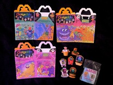 Vintage 1988 McDonald's Happy Meal Boxes-Changeables Near Complete Set Lot