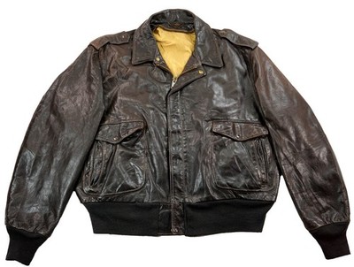 SCHOTT A-2 184SM US Vintage Piloten Bomber Lederjacke  60 XXL 2XL