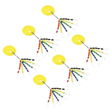 450Pcs 1.5mm Fishing Rubber Bobber Beads Stoppers Stops 30 in 1 Multicolor