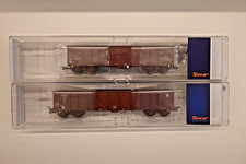 ROCO 76720 B & 67296 HZ  Eaos Eanoss offner Güterwagen  HO DC Ep 4 / 6 OVP
