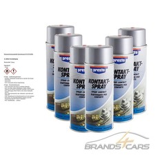 6x 400ml PRESTO KONTAKTSPRAY KONTAKTREINIGER ELEKTROSPRAY KONTAKTSCHUTZ SPRAY 54