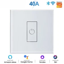 Tuya Smart WiFi 40A High Power Switch for Water Heater Boiler App Control Timer