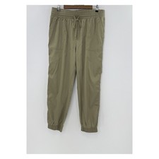 A New Day Women's Olive Green Drawstring Jogger Pants Lightweight Lyocell Sz L