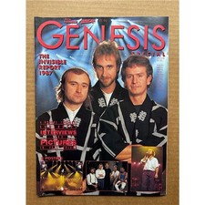 GENESIS INVISIBLE REPORT MAGAZINE 1987 Metal Hammer Genesis special with poster 