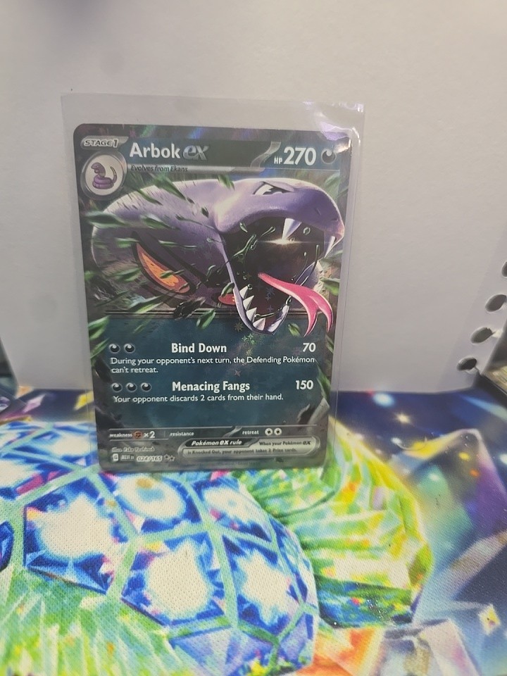 Pokémon TCG Arbok EX 024/165 Full Art NM Pokemon 151