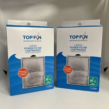 NEW 2x Top Fin PF-L Large Silenstream Power Filter Cartridges 3 count each