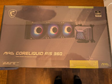 MSI MAG CoreLiquid A15 E360 Black - AIO ARGB GEN2: CPU Liquid Cooler