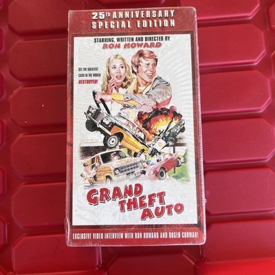 Grand Theft Auto 25th Anniversary VHS Tape, Ron Howard, 2002, New Sealed 