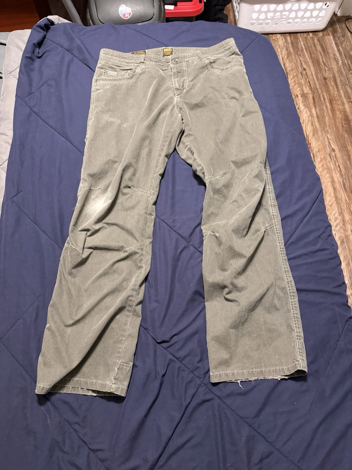 Kuhl Revolvr Pants Mens 36x32 Gray Vintage Patina Dye Hiking Outdoors