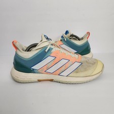 adidas Adizero Ubersonic 4 Mens 9.5 Off White Lace Up Athletic Sneakers GX9623