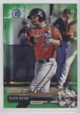 2017 Bowman Chrome Prospects Green Refractor /99 Heath Quinn #BCP249 4m6