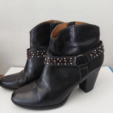 Sofft Black Studded Ankle Booties