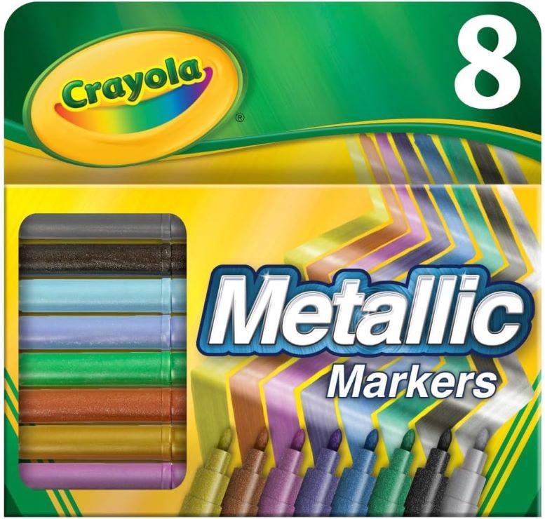 CRY-588628 Crayola Metallic Markers (8)