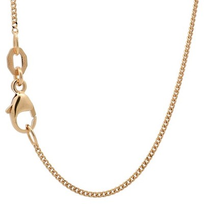 1,1 mm 750 - 18 Karat Gold  massive Goldkette Panzerkette 36/38/42/45/50/60 cm