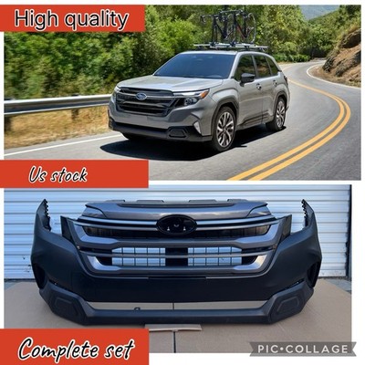 For 2025-2026 SUBARU FORESTER  FRONT BUMPER Assembly SET Kit Grill Complete