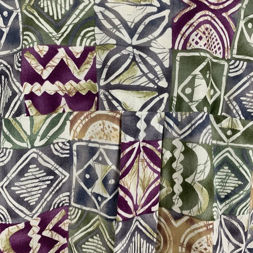 Tori Richard Aztec Geometric Camp Shirt 100% Cotton Lawn Size L - Picture 5 of 8