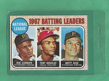 1968 Topps N.L. Batting Leaders # 1 NM-MT Low Pop!!
