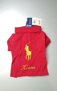 ralph lauren shirt with dog logo