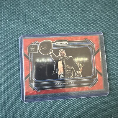 2023 Panini Prizm WWE #34 Red Wave - Joaquin Wilde Card