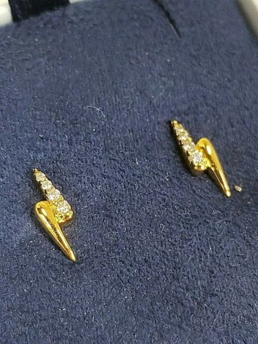 Missoma Lighting bolt earrings