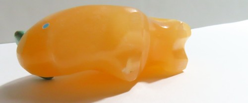 FIGURA NARANJA PIEDRA MINERAL DE CALCITA DE BÚFALO - Imagen 10 de 12