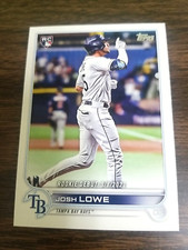 JOSHUA LOWE 2022 TOPPS UPDATE CARD #US-287 TAMPA BAY RAYS (ROOKIE DEBUT 9/8/21)