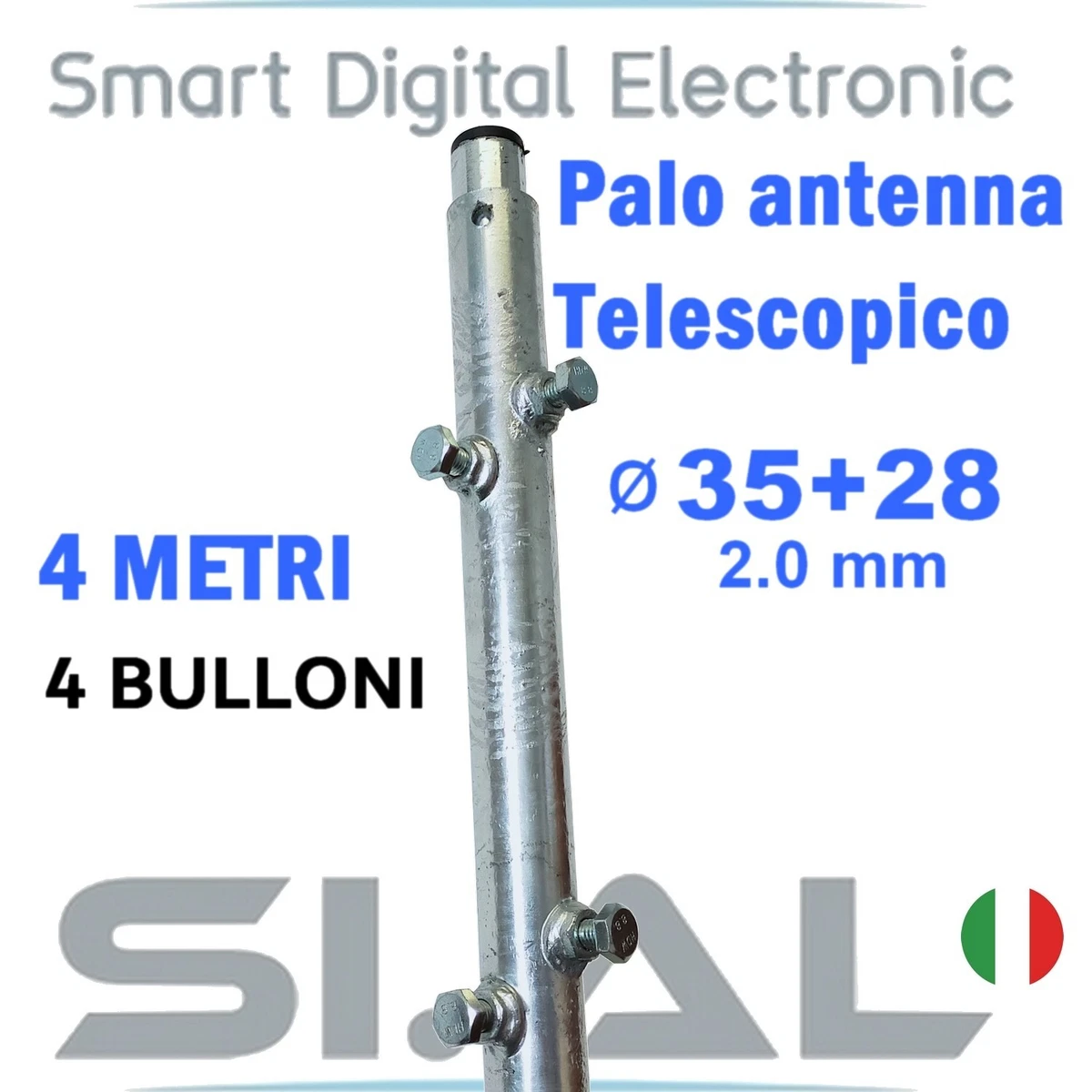 SUPPORTO A PARETE ULROAD per antenna RTK per tosaerba Mammotion LUBA