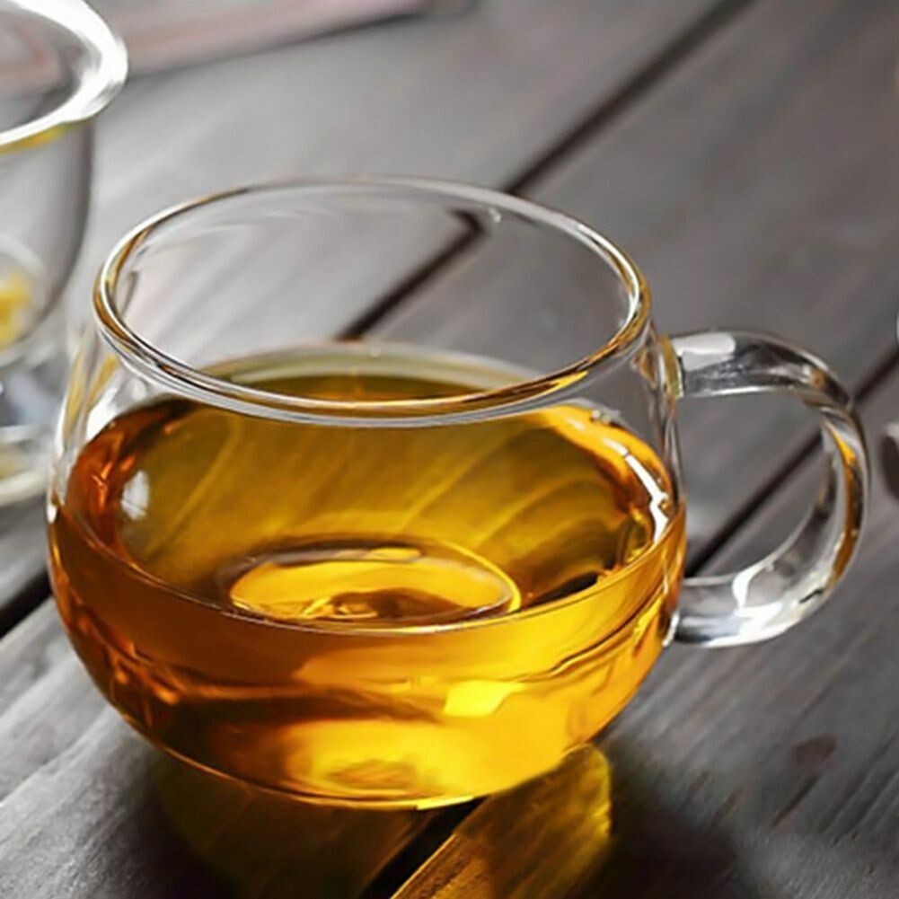 300ml Heat Resistant Tea Mug with Filter Glass Tea Cup with Lid and Infuser New