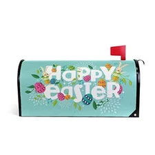  Colorful Happy Easter Magnetic Mailbox 20.8x18 inch Standard Size Multi06