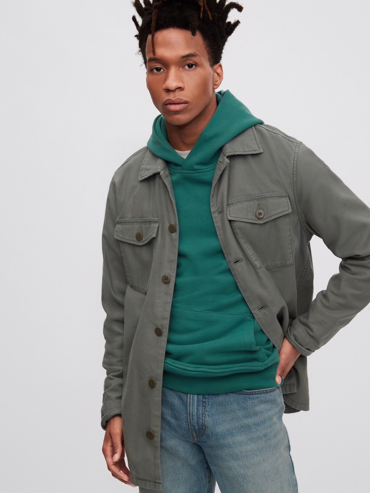 Gap 1969 Premium Work Shirt Size M