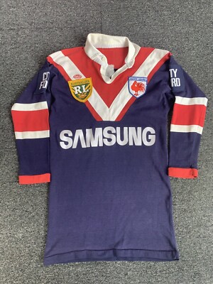 Vintage Eastern Suburbs Roosters Jersey Rugby League Classic ARL NRL XS Youth