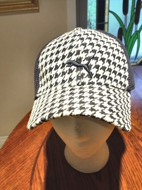 Puma houndstooth pattern black white stretch fit … - image 1